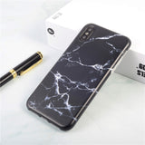 Marble Stone Gel Case for Apple iPhone