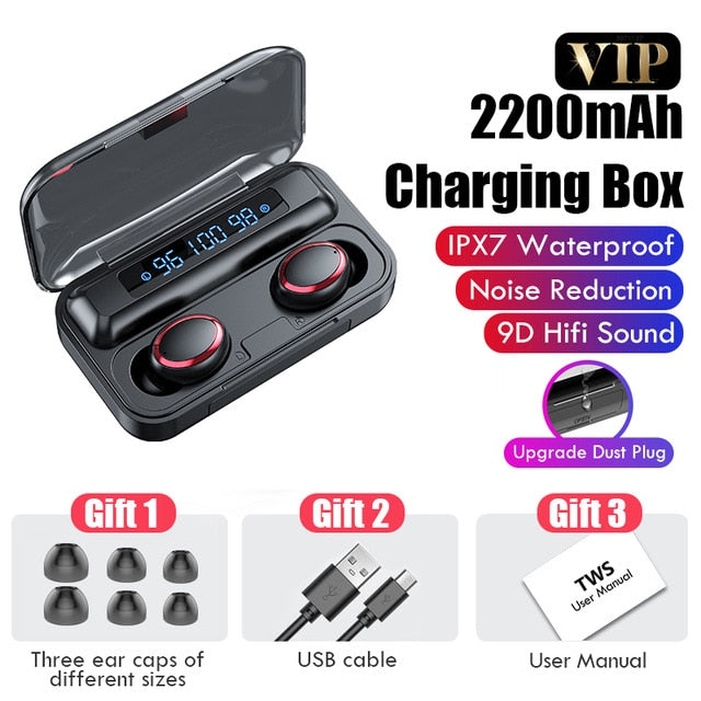 Wireless Headphones Earphones 8D Stereo